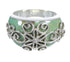 Authentic Sterling Silver Turquoise Ring Size 7-1/4 RX81191
